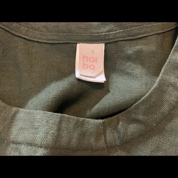 Hoi Bo Linen Mini Dress - Picture 5 of 6